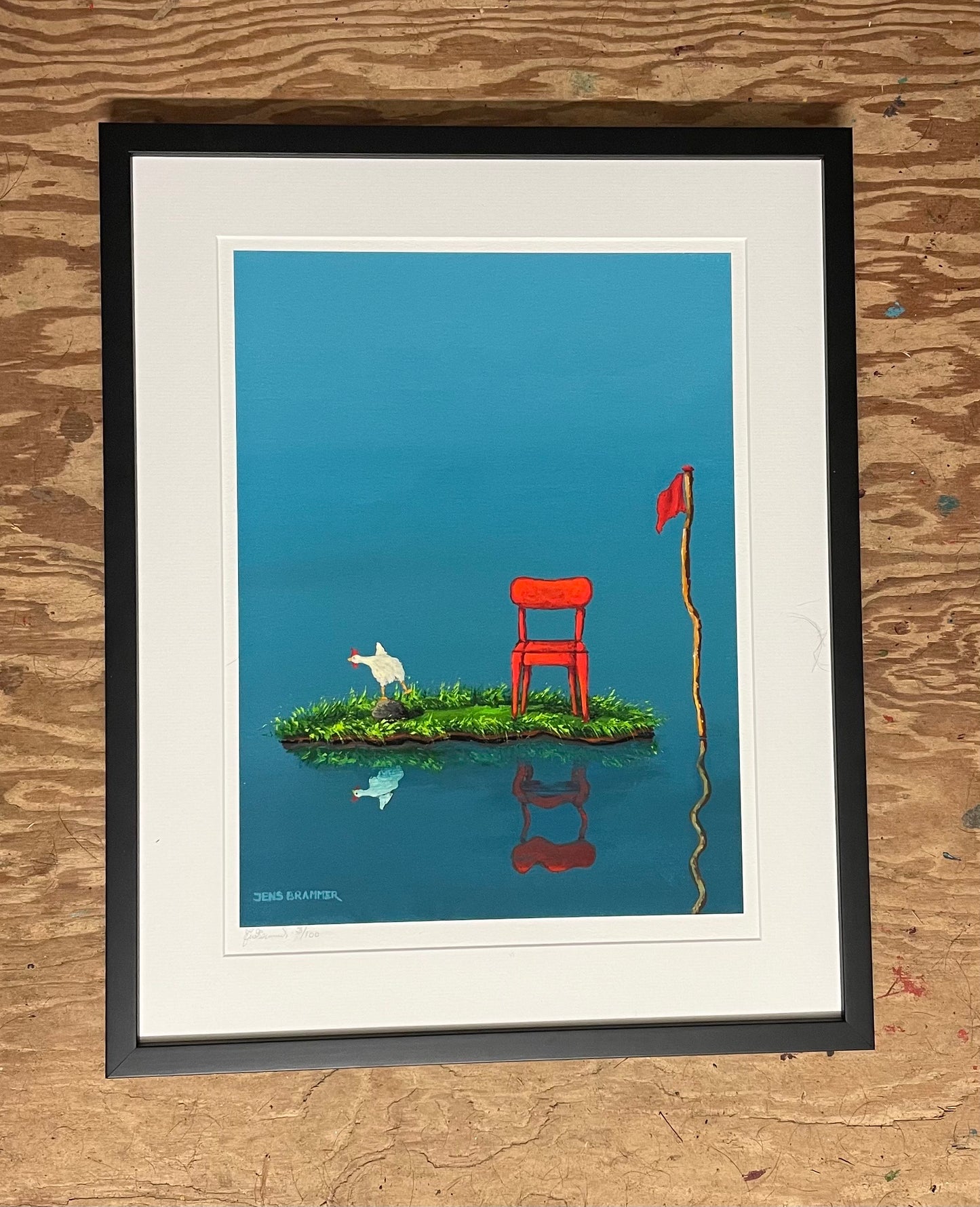 Hønen og den røde stol (DECEMBER TILBUD 2025)