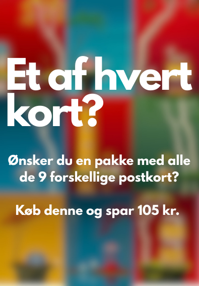 De 9 forskellige postkort