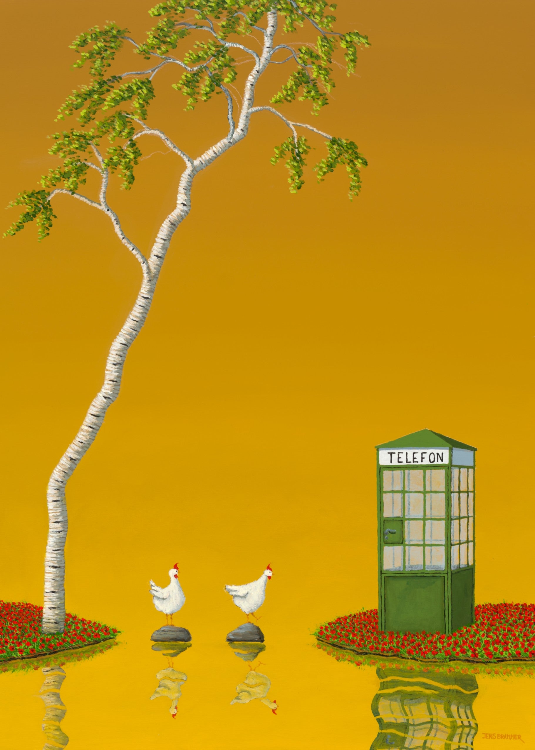 Det er hanen der ringer